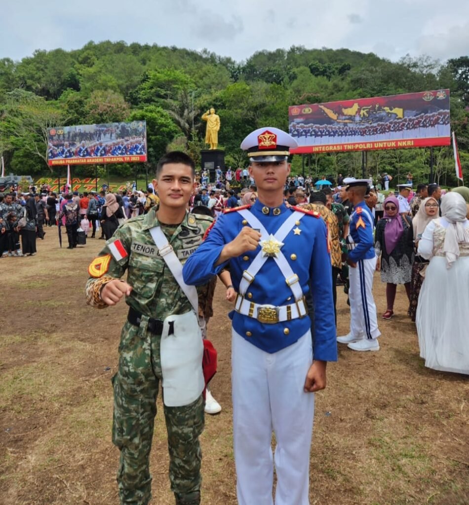 Dua Kakak Beradik Putra Asli Krui Tak Urung Jadi Perwira TNI Makmur