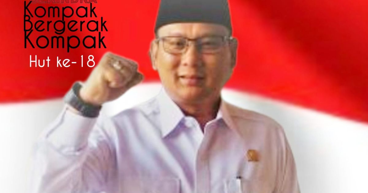 HUT ke-18 Gerindra, Hamzah Tegaskan Ideologi Harus Dirasakan Rakyat