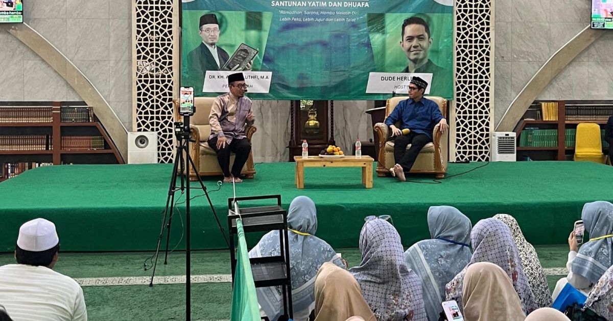 Dude Harlino Hadir di Tabligh Akbar Sambut Ramadhan di Pamulang