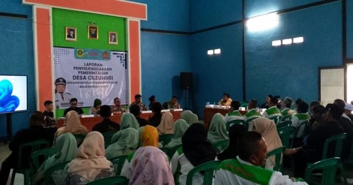 LPPD 2025 Desa Cileungsi ungkap BHPRD hanya Rp460 juta. Kepala desa sebut regulasi tata ruang hambat peningkatan pendapatan.