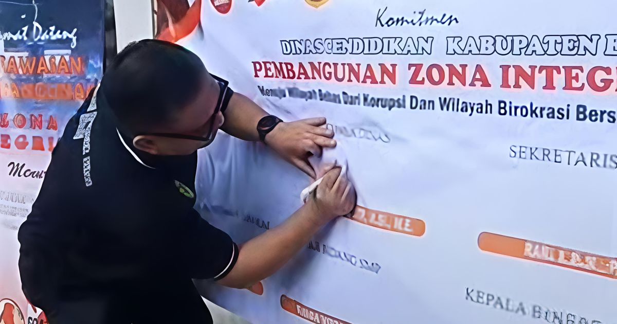 Dinas Pendidikan Kabupaten Bogor Deklarasikan Zona Integritas, Perkuat Layanan Publik