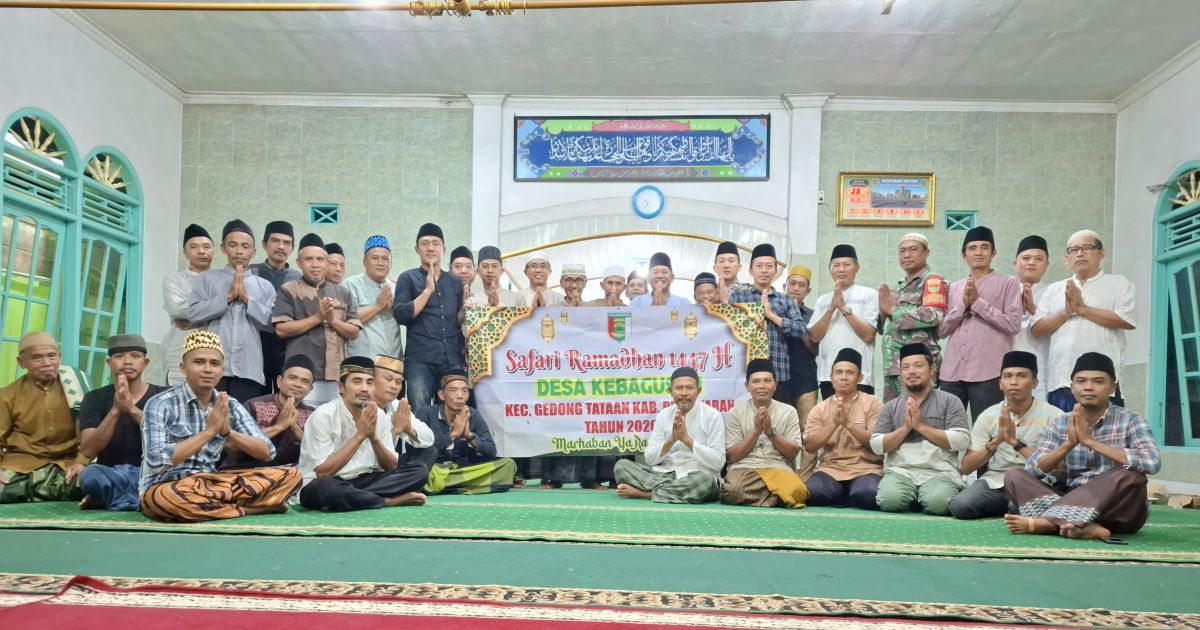 AIPDA Ruspanuddin menghadiri Safari Ramadan di Desa Kebagusan sebagai bagian penguatan sinergi Polri dan masyarakat.