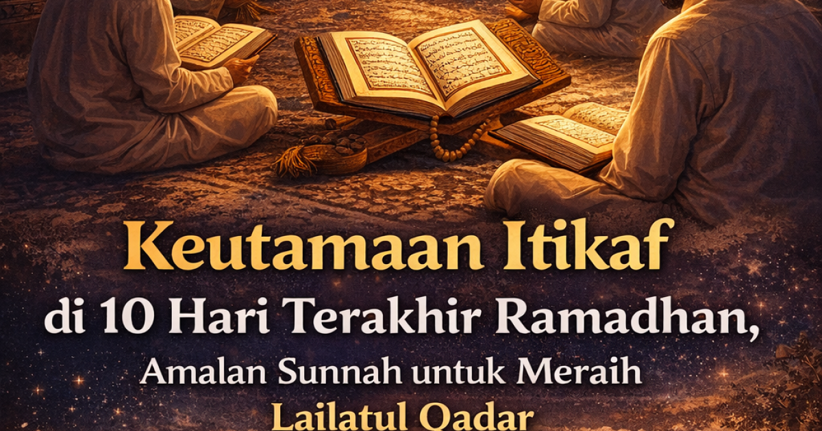 Keutamaan I’tikaf di 10 Hari Terakhir Ramadhan Dan Tata Cara I’tikaf Sesuai Sunnah