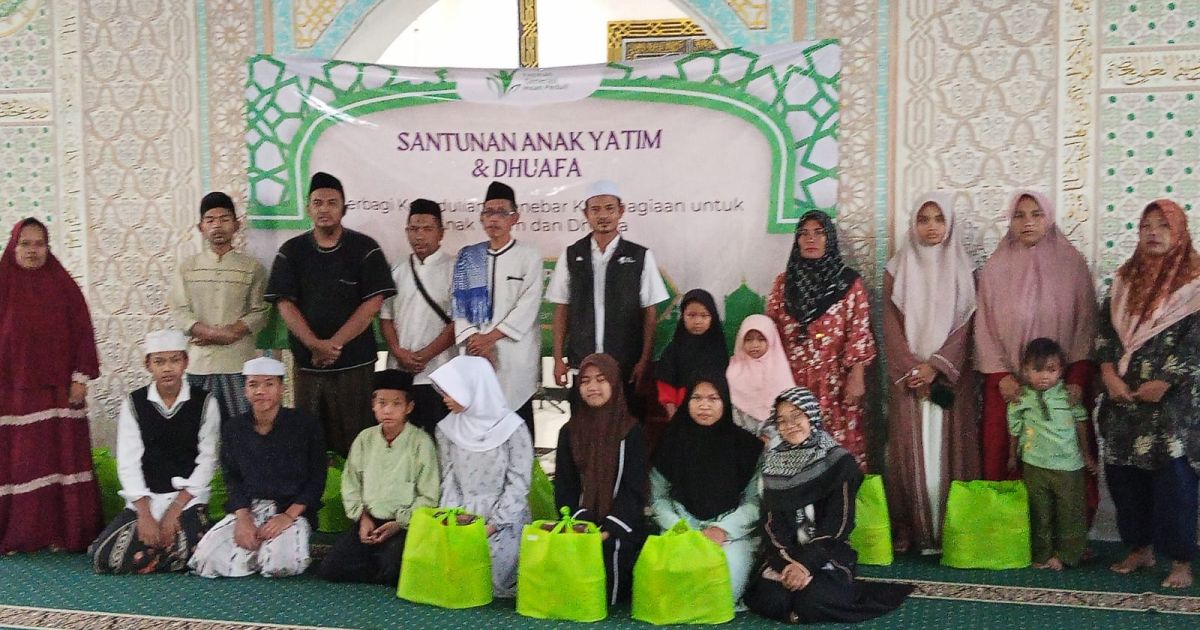 Yayasan Generasi Insan Peduli menggelar santunan untuk 15 anak yatim dan dhuafa di Masjid Ash Shoobiriin Parungpanjang, Kabupaten Bogor dalam kegiatan sosial Ramadan 2026.