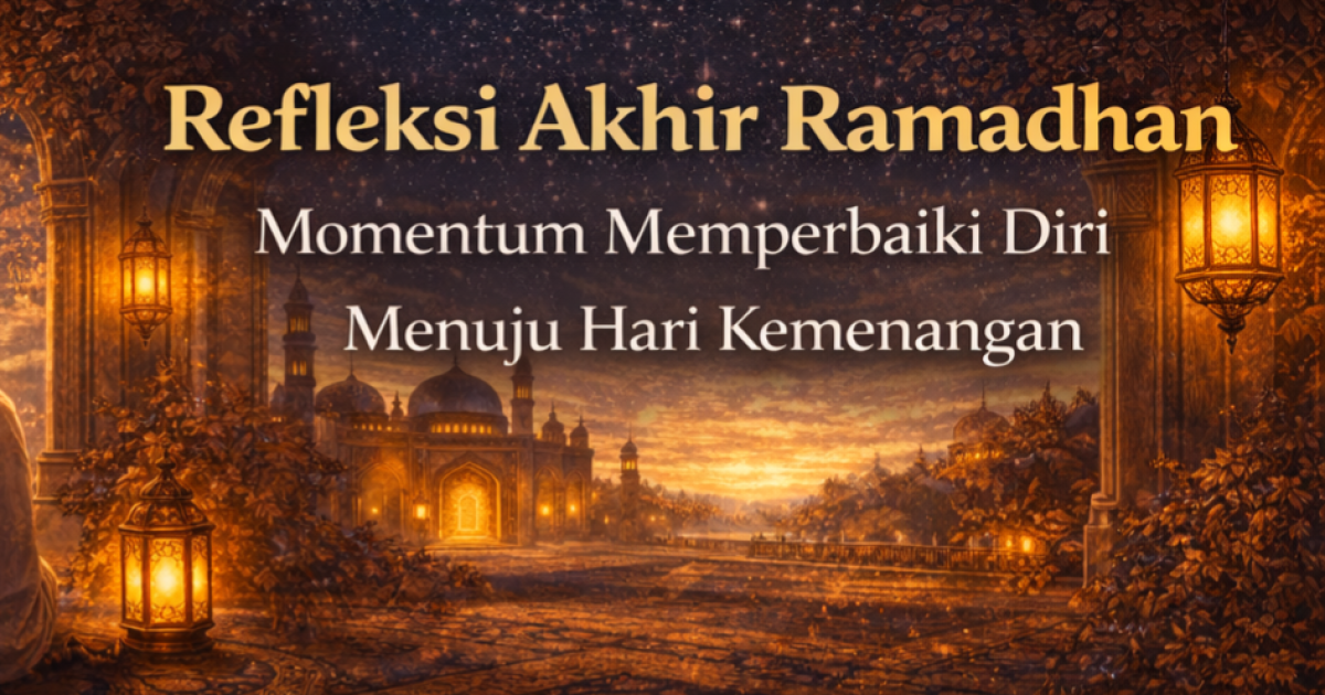 Refleksi Akhir Ramadhan, Momentum Memperbaiki Diri Menuju Hari Kemenangan