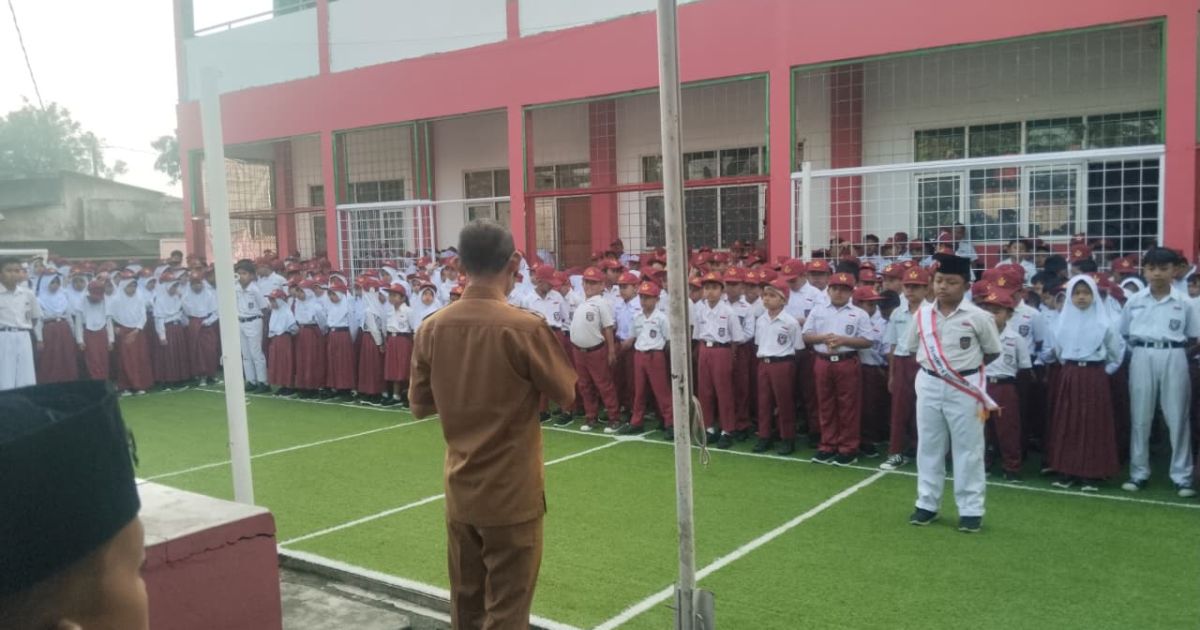 Hari Pertama Masuk Sekolah, SDN Tarikolot 04 Tanamkan 7 Kebiasaan Anak Indonesia Hebat
