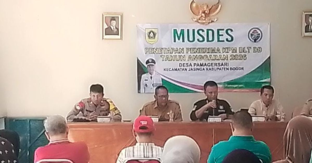 Pemdes Pamagersari Tetapkan Penerima BLT Dana Desa 2026 Lewat Musdes, Pastikan Transparan dan Tepat Sasaran