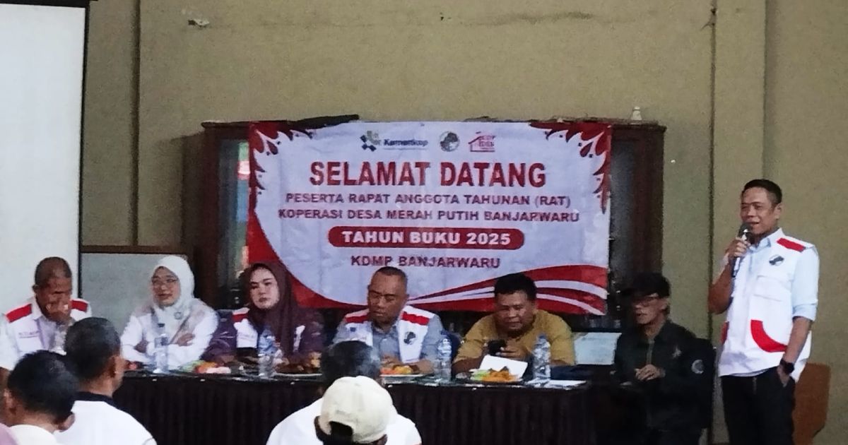 Koperasi Desa Merah Putih Banjarwaru, Bogor, baru menghimpun modal Rp6 juta dari 110 anggota. Partisipasi warga dan penguatan usaha masih jadi tantangan utama.