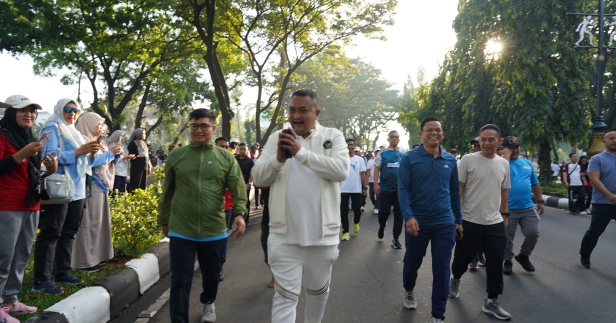 Ribuan Warga Padati CFD Cibinong! Ada Layanan Gratis, UMKM hingga Bus Listrik