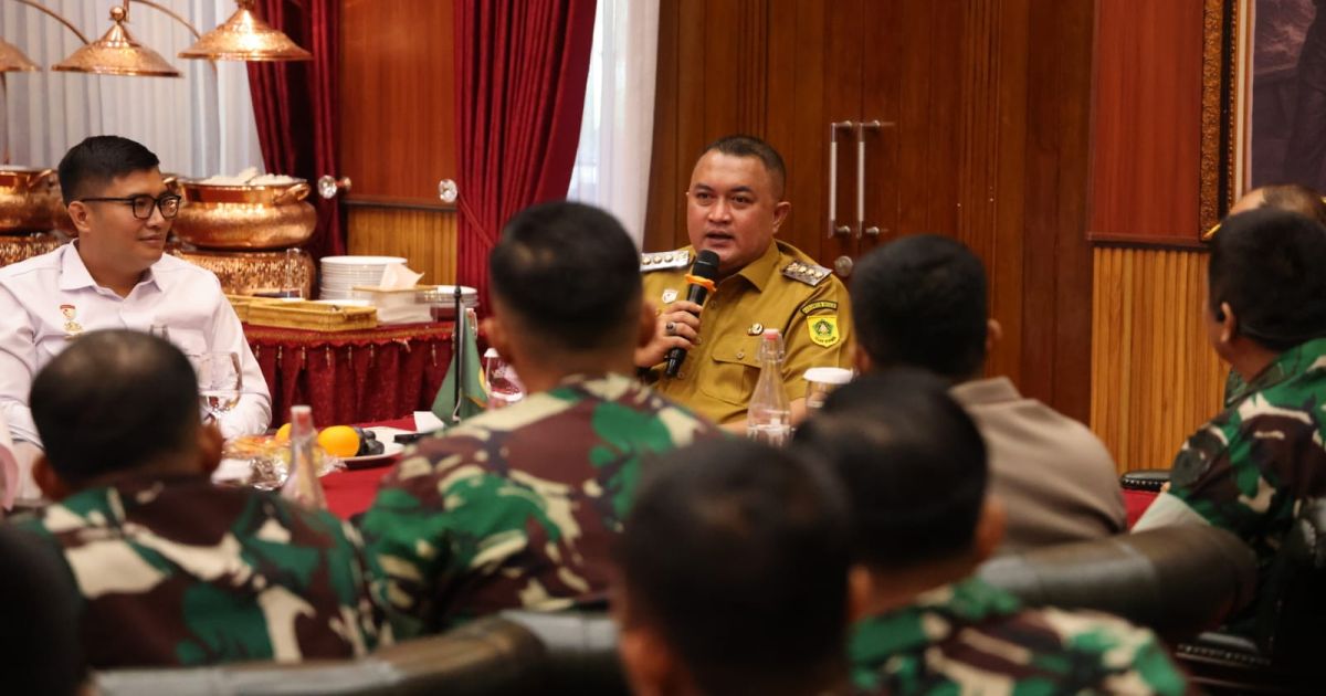 Terima Perwira Seskoad, Bupati Bogor Tekankan Sinergi TNI-Polri Hadapi Ancaman Bencana