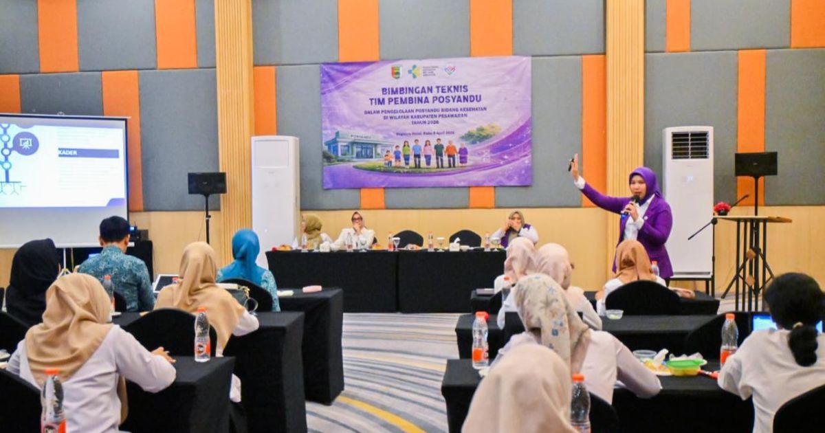 Ketua Tim Pembina Posyandu Kabupaten Pesawaran, Cindy Aria Anton, menekankan pentingnya kolaborasi lintas sektor dalam memperkuat peran Posyandu sebagai garda terdepan pelayanan masyarakat berbasis enam Standar Pelayanan Minimal (SPM).