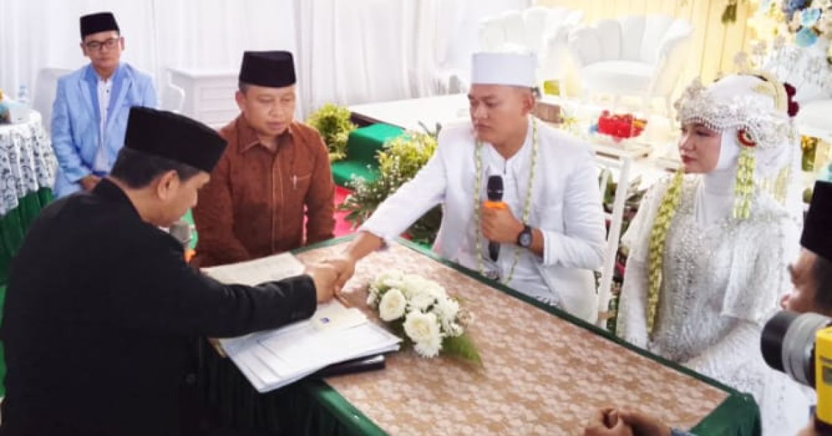 Doa dan Nasihat Wali Kota Warnai Akad Suci Fikri–Dereina di Depok