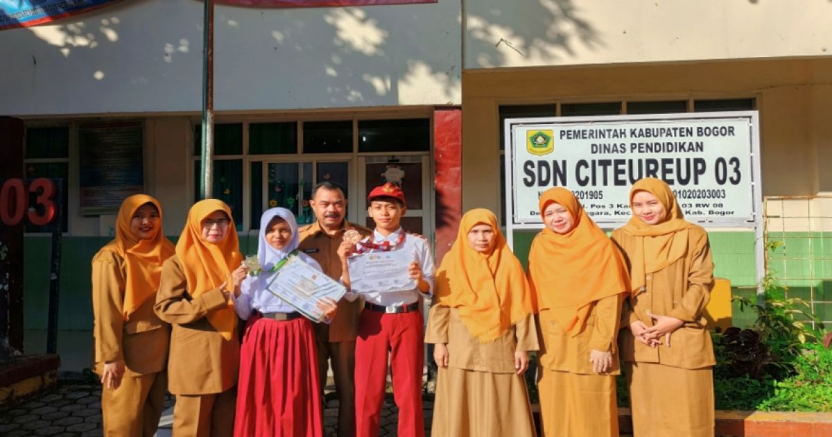 Prestasi Gemilang, SDN Citeureup 03 Sabet Juara di Dua Kejuaraan