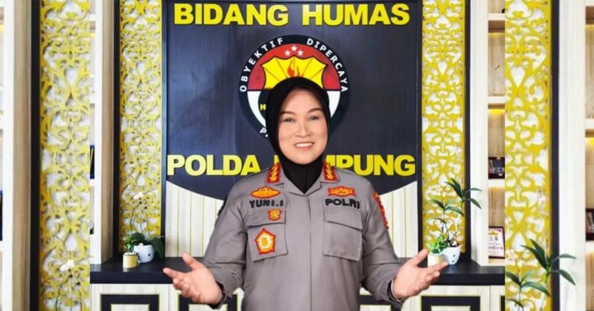 Kabid Humas Polda Lampung, Kombes Pol Yuni Iswandari Yuyun.