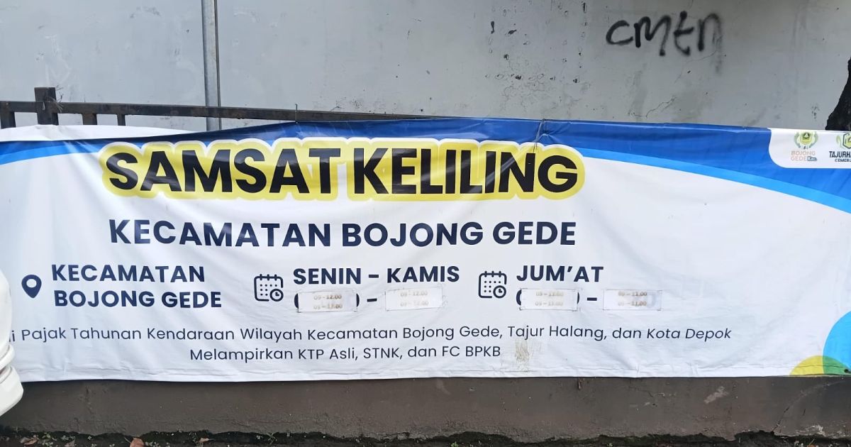 Samsat Keliling di Bojong Gede tidak beroperasi meski jadwal terpasang. Warga mengeluh dan berharap ada kejelasan dari pihak terkait.