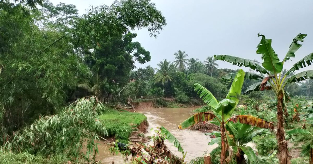 Warga Desa Pangaur Bogor waswas tiap musim hujan. Usulan pembangunan turap dan bronjong di Sungai Cipangaur belum terealisasi.