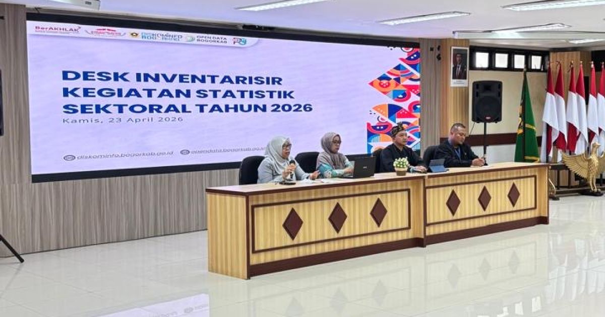 Diskominfo Bogor Gelar Desk Statistik, Dorong Implementasi Satu Data Indonesia
