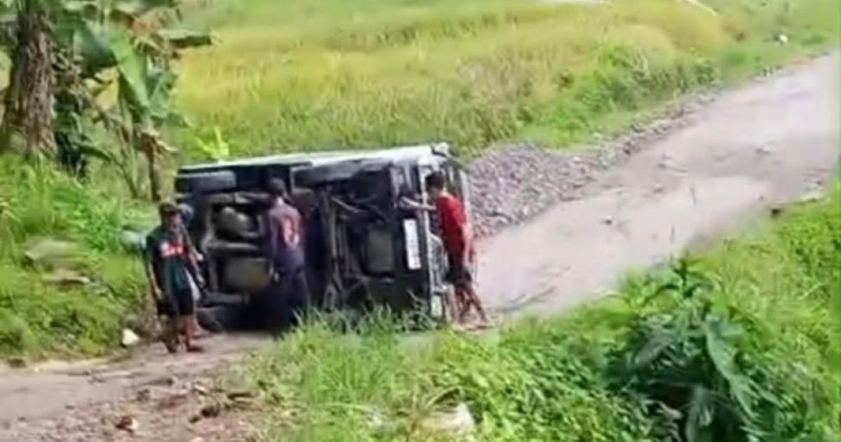 Jalur Berbahaya di Citumbuk, Kendaraan Kerap Terguling