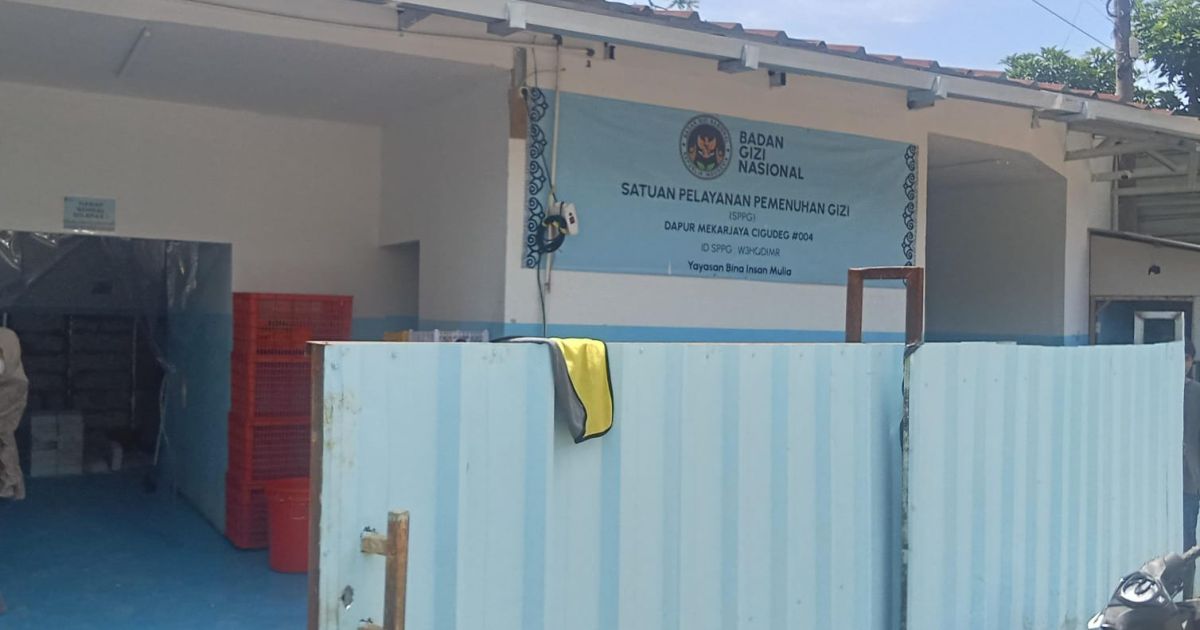 Belum Penuhi Standar, Operasional Dapur MBG Mekarjaya 02 Dihentikan