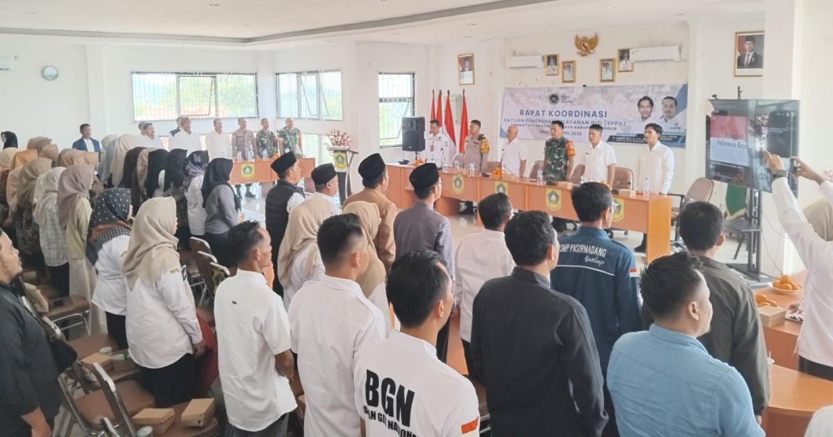 Kecamatan Sukajaya gelar rakor SPPG untuk memperkuat program gizi dan evaluasi MBG. Fokus pada data penerima, kualitas menu, dan penanganan stunting