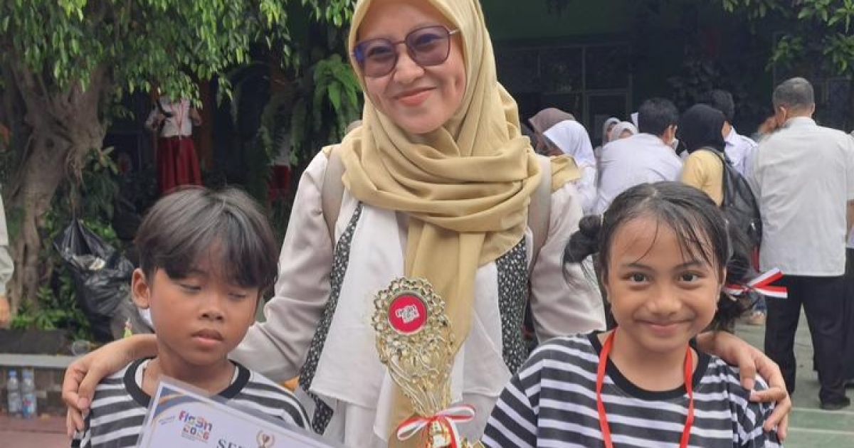 Keren! Siswa SDN Layungsari 2 Juara Pantomim FLS3N