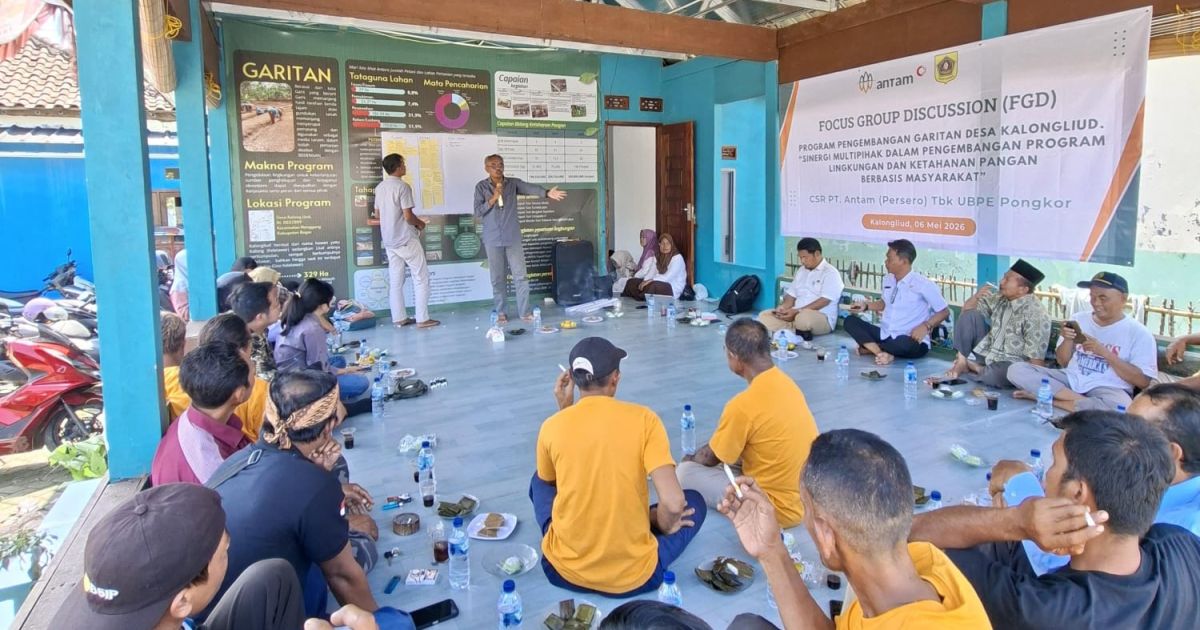 Kegiatan Focus Group Discussion (FGD) Program Pengembangan yang dilaksanakan di Rumah Belajar GARITAN, Rabu (6/5/2026).