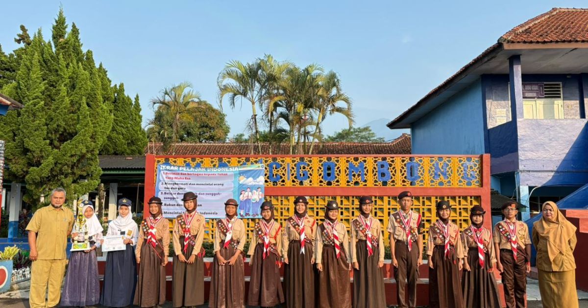 11 Siswa SMPN 1 Cigombong Raih Predikat Pramuka Garuda Tingkat Penggalang