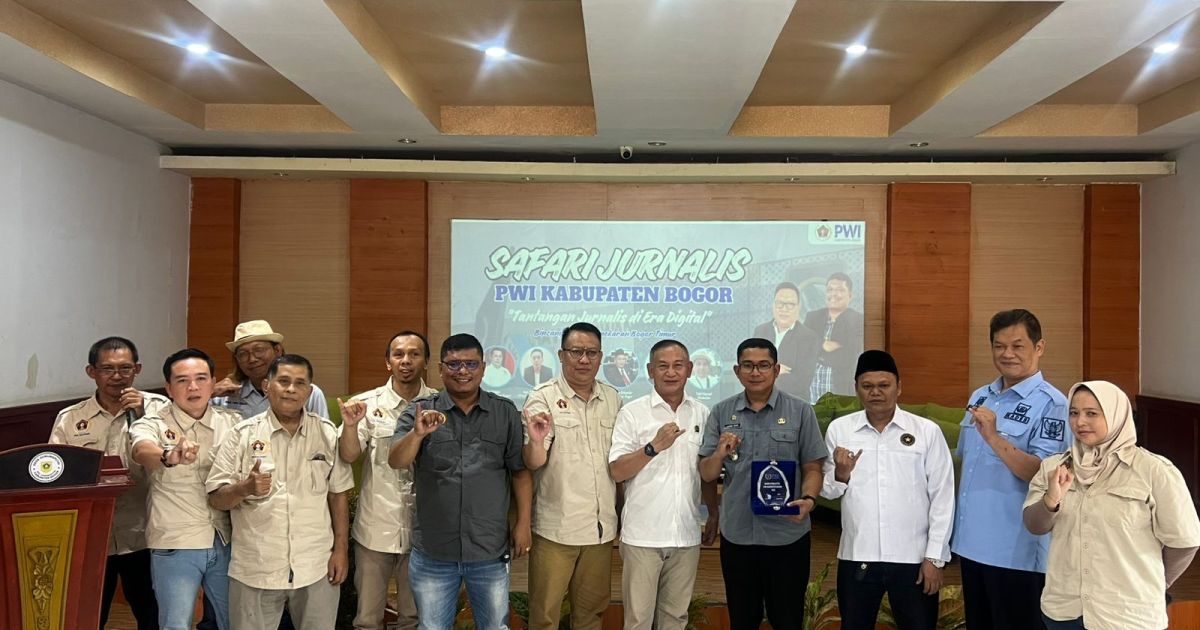 Safari Jurnalistik PWI Bogor 2026 Resmi Bergulir, Gunung Putri Jadi Pembuka