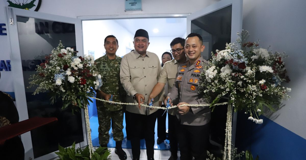 SPPG Polres Bogor Caringin Resmi Diluncurkan, Rudy Susmanto Dukung Ketahanan Pangan