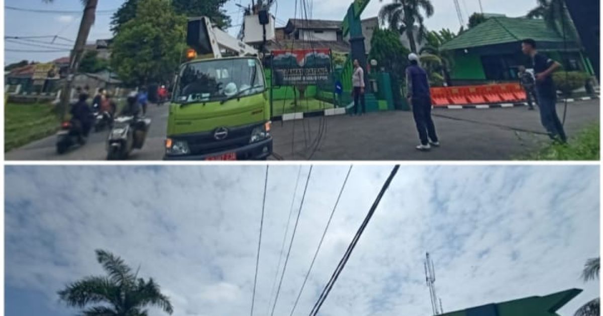 Pemerintah Kota Depok mulai menurunkan kabel udara di Jalan Raya Tapos bersama Telkom dan APJATEL. Proyek ini menjadi langkah penataan kota agar lebih rapi, aman, modern, dan nyaman bagi masyarakat.