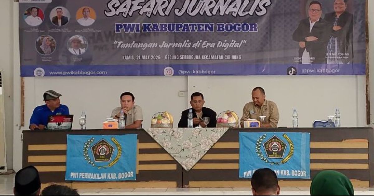 PWI Kabupaten Bogor Gelar Safari Jurnalis, Soroti Profesionalisme Pers di Tengah Era Digital