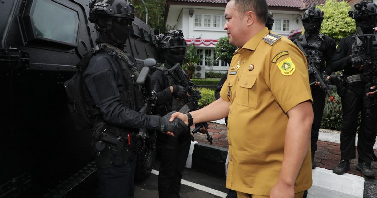 Rudy Susmanto dan Forkopimda Tinjau Latihan Kopassus di Pemkab Bogor
