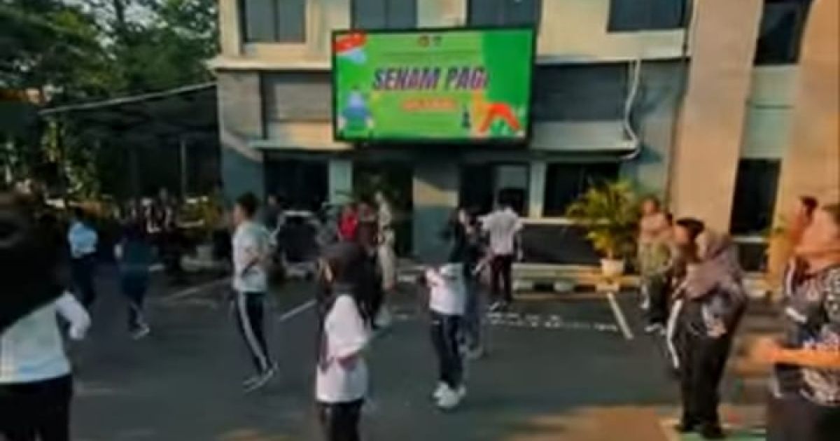 Irvan Triansyah Pimpin Senam Pagi Bersama, Imigrasi Depok Bangun Budaya Kerja Sehat dan Produktif