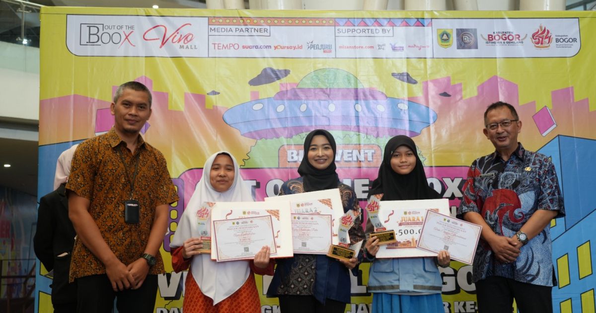Pemkab Bogor menggelar Out of The Boox – Gudang Buku Keliling Bogor 2026 di Vivo Mall Sukaraja untuk memperkuat budaya literasi dan meningkatkan minat baca masyarakat.
