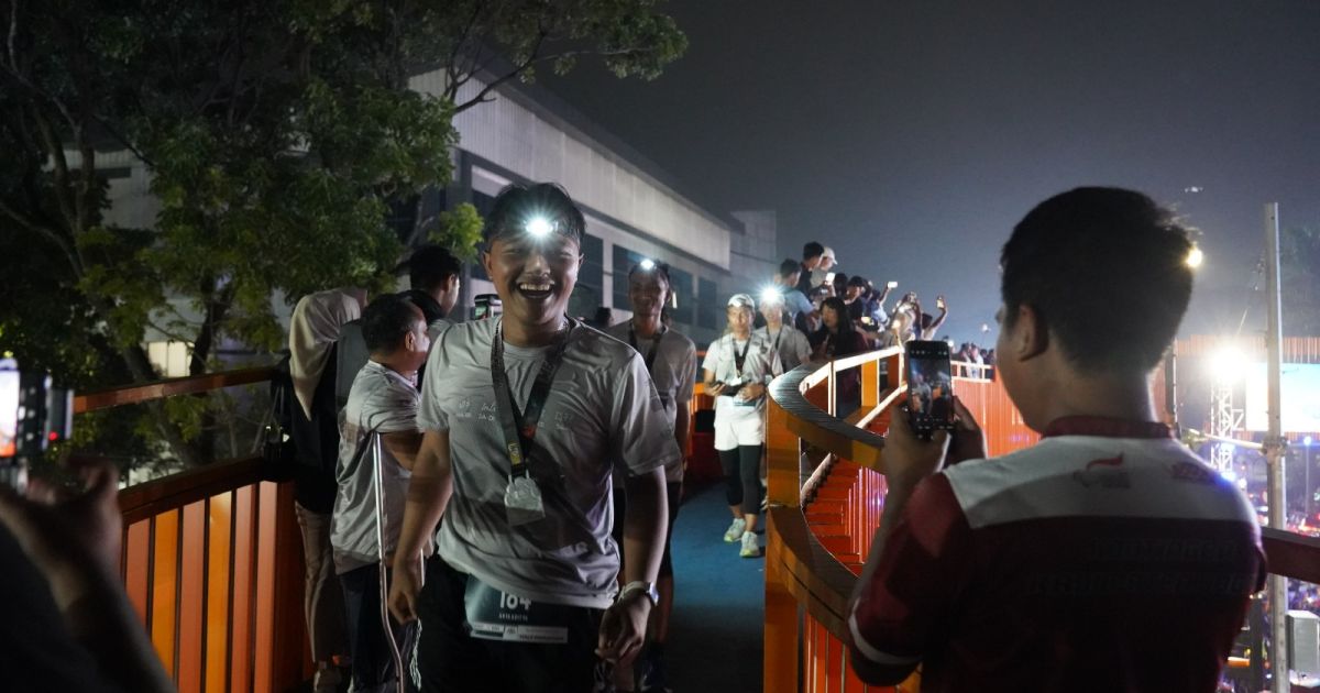 HJB Run Meriahkan Peresmian JPO Tegar Beriman, Rudy Susmanto Apresiasi Semangat 200 Pelari