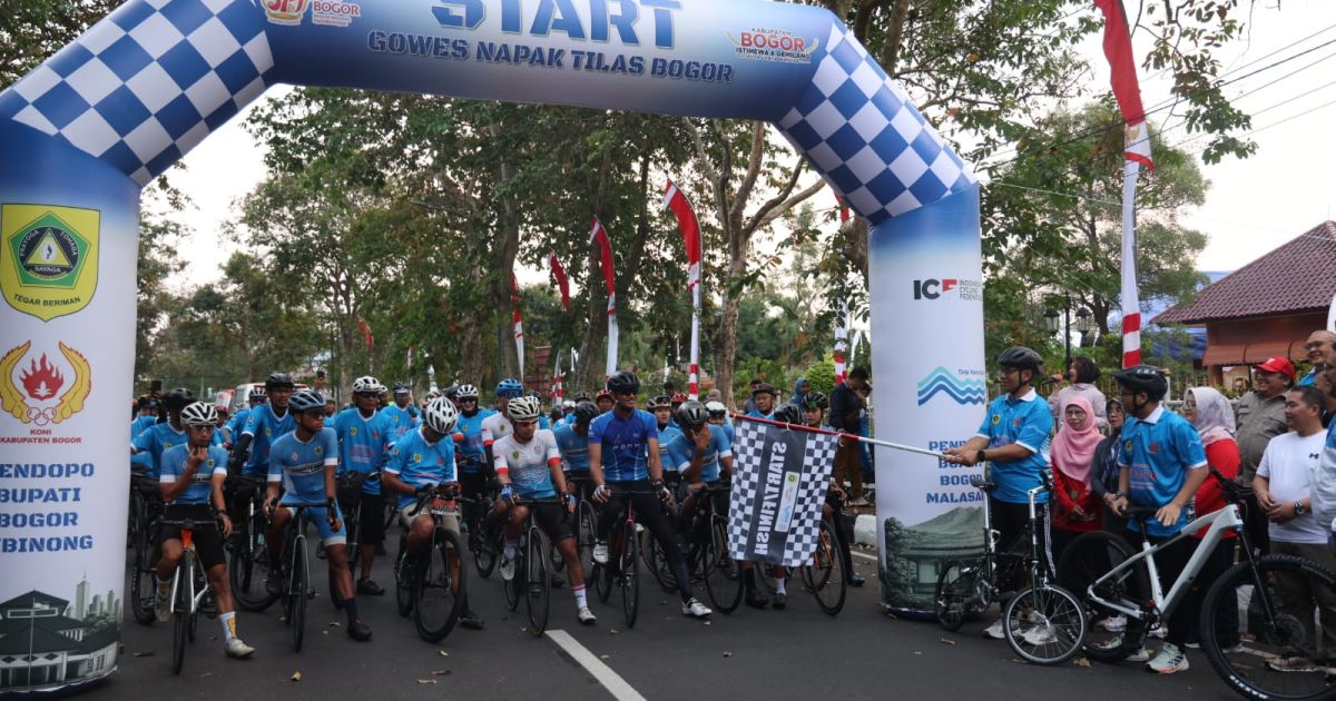 Ratusan peserta mengikuti Gowes Napak Tilas Bogor dalam rangka Hari Jadi Bogor ke-544. Menempuh jarak 64 kilometer dari Cibinong menuju Malasari, kegiatan ini mengajak masyarakat mengenal sejarah, budaya, dan potensi alam Kabupaten Bogor.