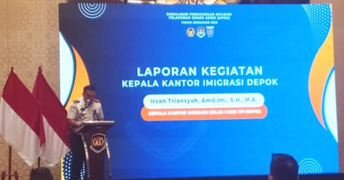 Imigrasi Depok Perkuat Pengawasan WNA, Pengelola Hotel dan Apartemen Didorong Gunakan APOA