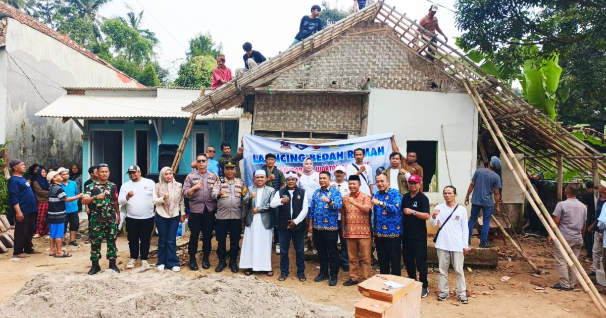 PWO Kabupaten Bogor Bedah Tujuh Rumah Warga Lewat Program “Bakti ka Lemah Cai”