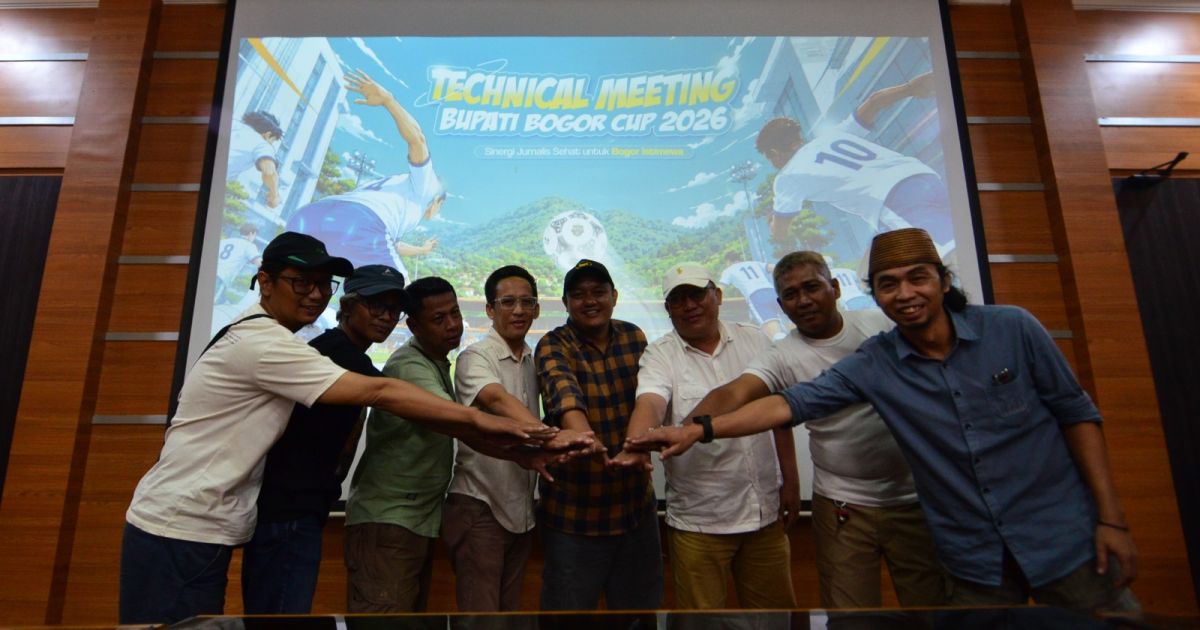 Mini Soccer Bupati Bogor Cup 2026 Pererat Kekompakan Jurnalis dalam HJB ke-544