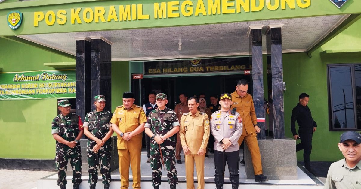 Danrem 061/Suryakancana Resmikan Pos Koramil Megamendung, Perkuat Kolaborasi dan Keamanan Wilayah