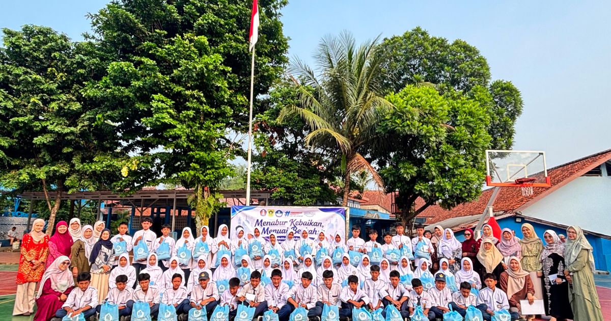SMPN 1 Ciomas Gelar Santunan Anak Yatim, Tanamkan Kepedulian dan Nilai Berbagi kepada Siswa