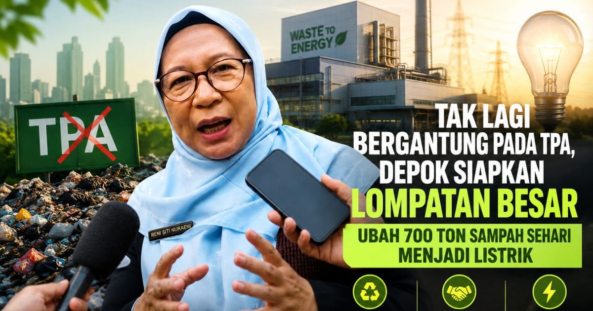 700 Ton Sampah Depok per Hari Bakal Disulap Jadi Listrik, Ini Lokasi Proyeknya