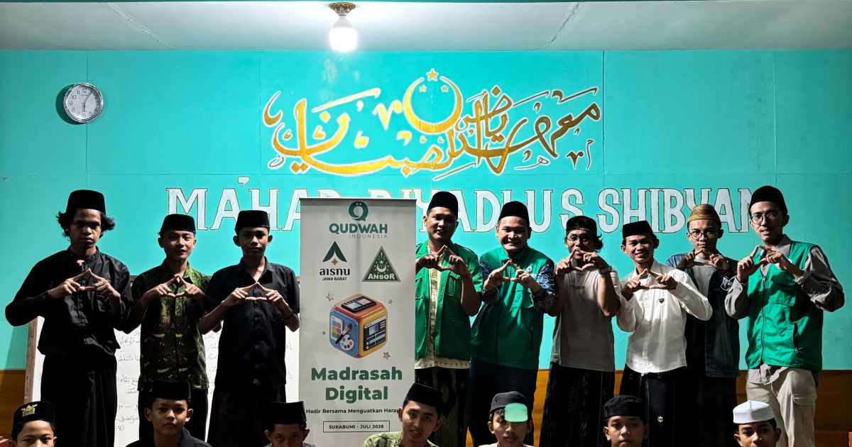 AISNU Jawa Barat menggelar Ekspedisi Santri Nusantara di Pondok Pesantren Riyadlus Shibyan, Surade, Sukabumi. Program Madrasah Digital membekali santri dengan literasi digital dan kecakapan menghadapi era informasi.