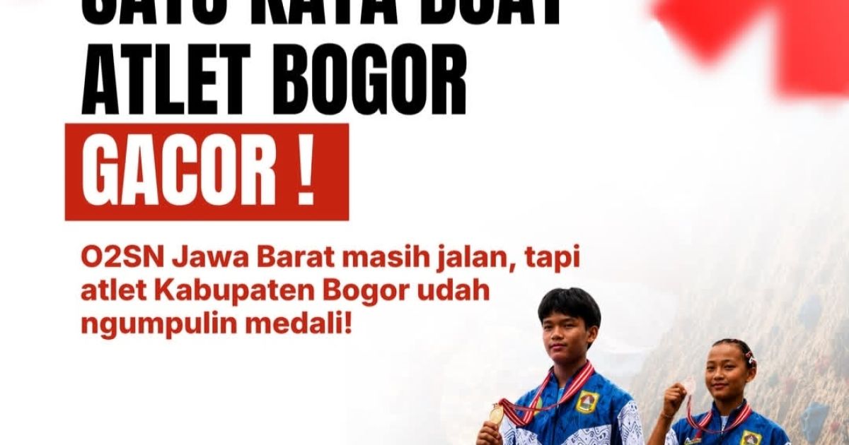 Atlet Kabupaten Bogor Mulai Bersinar di O2SN Jawa Barat 2026, Raih Emas dan Perunggu Panjat Tebing