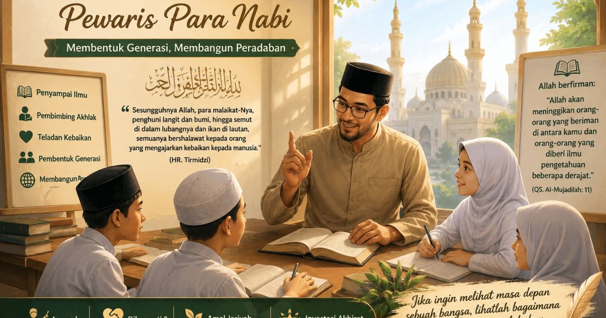 Guru dalam Islam: Pewaris Para Nabi yang Membentuk Peradaban Bangsa