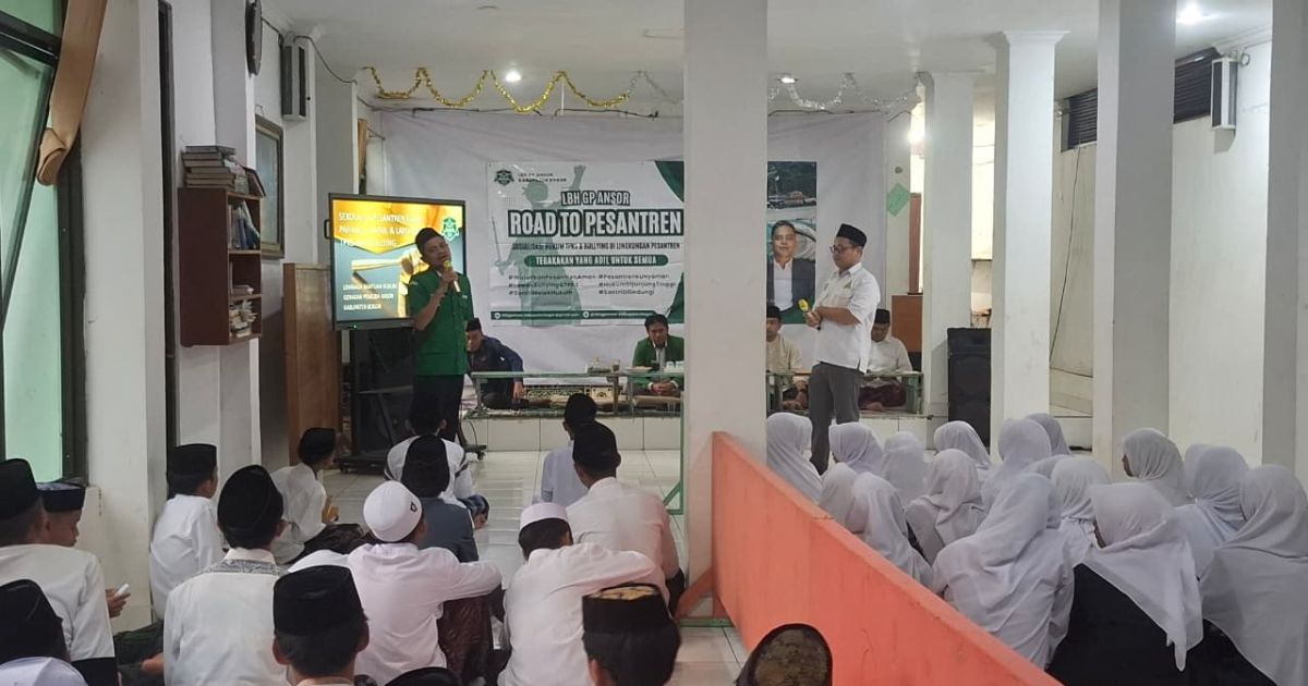 LBH GP Ansor Kabupaten Bogor Sosialisasikan TPKS dan Bullying di Pesantren Nur Azkia