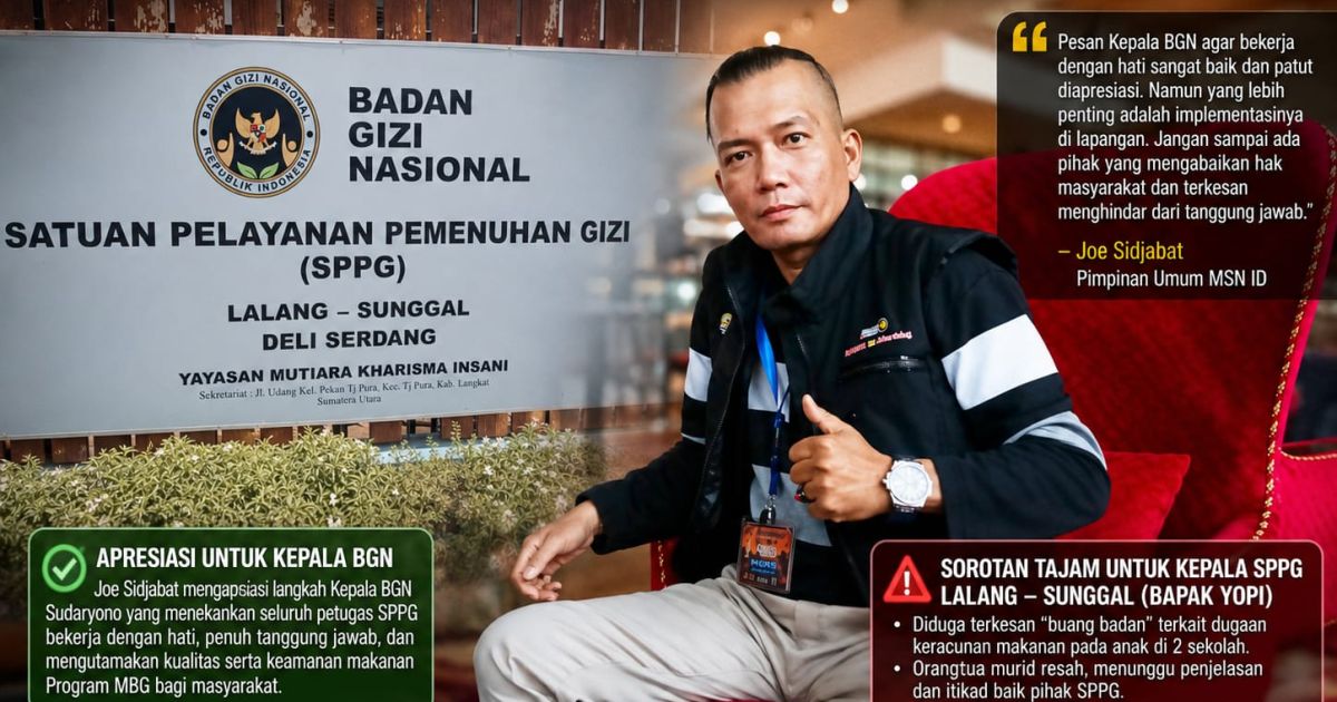 Pimpinan Umum Media Siber Nusantara ID (MSN ID), Bung Joe Sidjabat. (Foto/Istimewa)