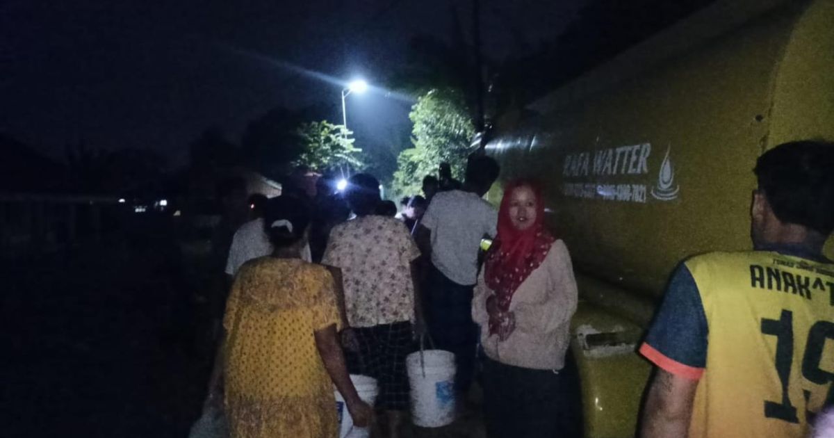 Kekeringan Melanda, KNPI Jasinga Distribusikan Ribuan Liter Air Bersih ke Desa Pamagersari