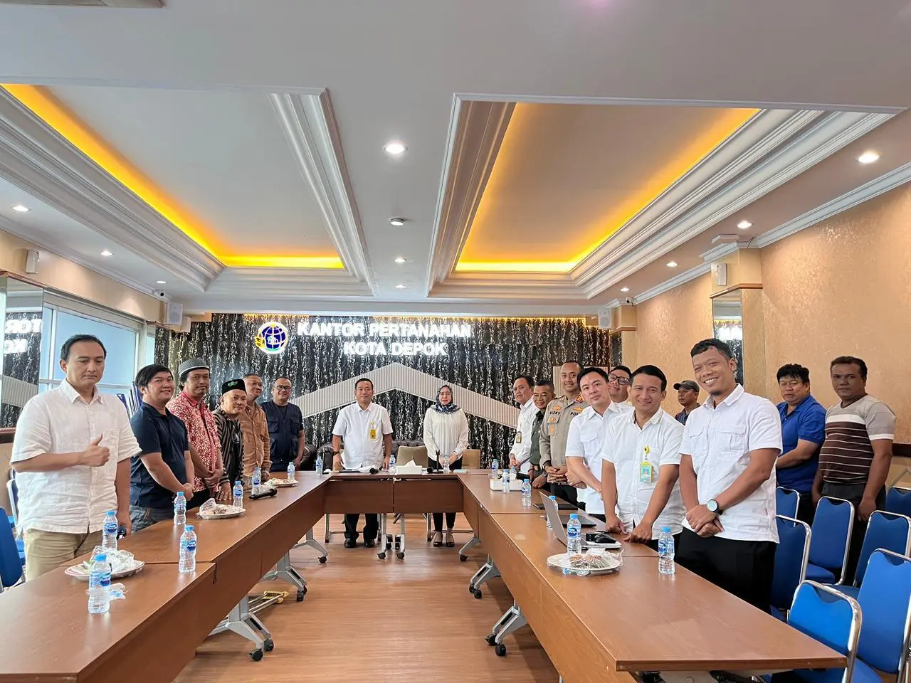 AMANAT Soroti PTSL dan Tata Kelola Setu dalam Dialog dengan BPN Depok