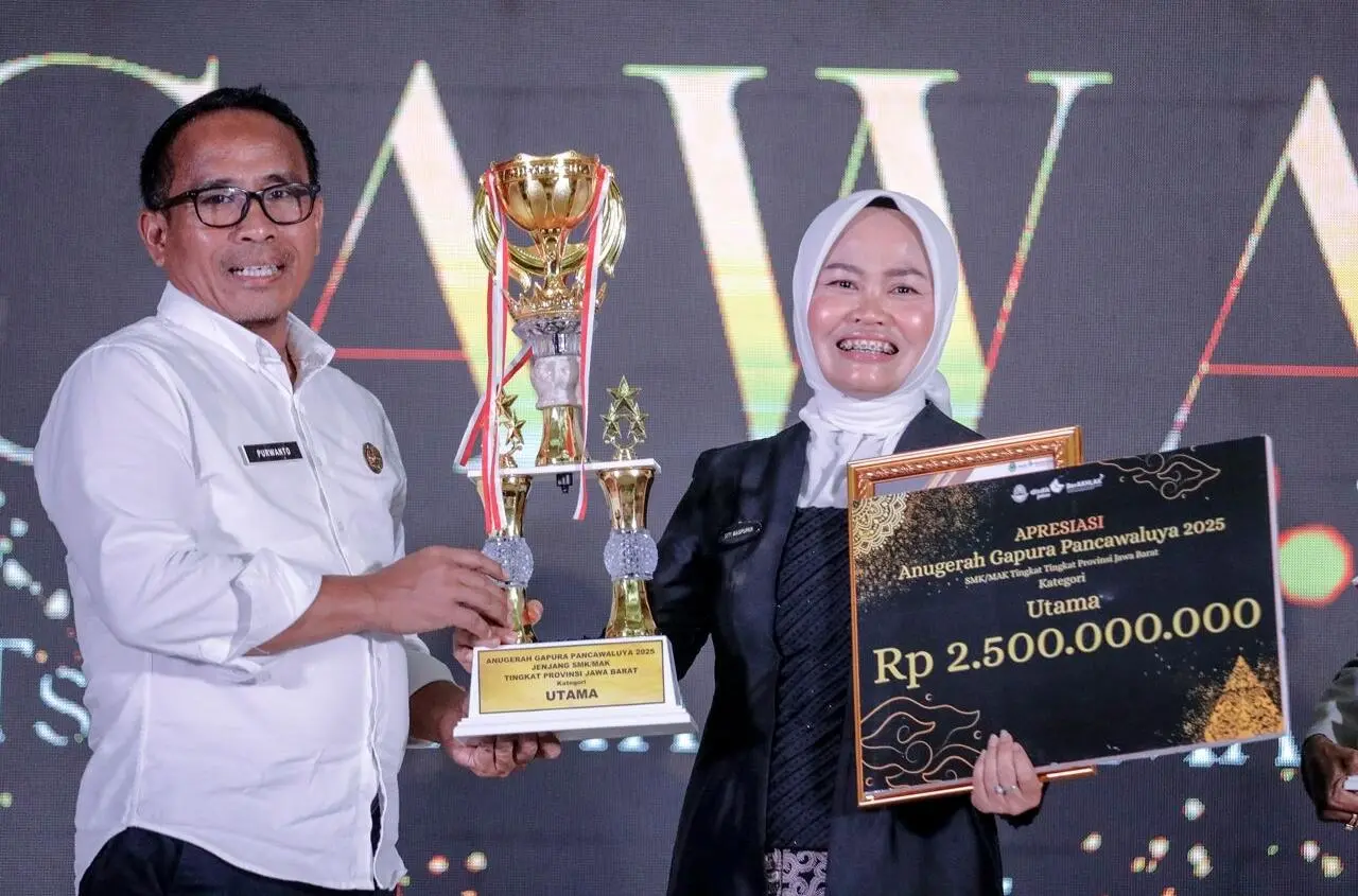 Gapura Pancawaluya 2025, Pemprov Jabar Apresiasi Ribuan Sekolah Berprestasi
